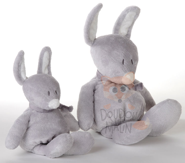  bibi lapin peluche gris 20 cm 